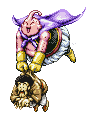 Mr. Satan has befriended Ma-jin Buu
